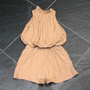 Tan Romper Size S